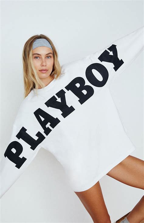 t-shirt playboy|Playboy By PacSun Long Sleeve Oversized T